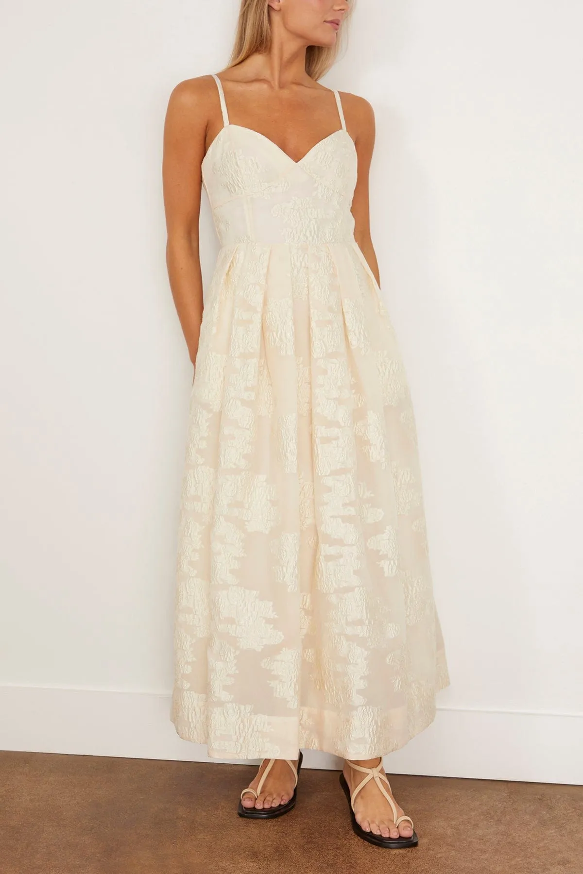 Annette Dress in Ivory