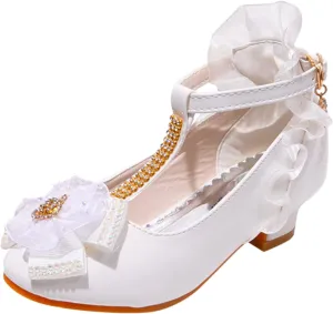 Baby Kids Princess Dress Children Shoes Princess Single Shoes Stage Fashion Shoes Girls Walk Show Lightweight Shoes