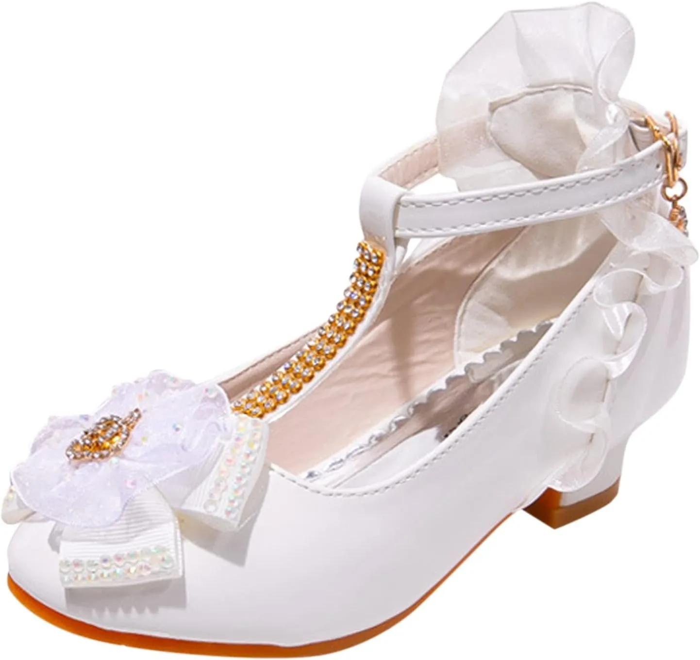 Baby Kids Princess Dress Children Shoes Princess Single Shoes Stage Fashion Shoes Girls Walk Show Lightweight Shoes