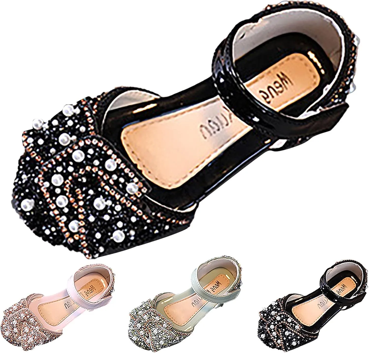 Baby Kids Princess Dress Fashion Spring and Summer Girls Dance Shoes Princess Dress Performance Shoes Lightweight Shoes