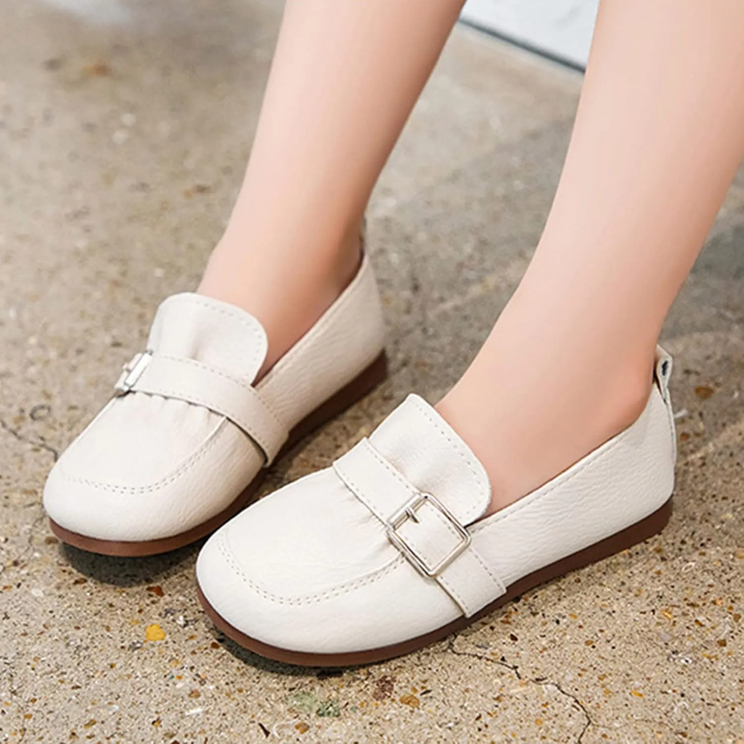 Baby Kids Princess Dress Fashion Spring Summer Children's Casual Shoes Girls' Leather Shoes Flat Sole Slip on Water Shoe