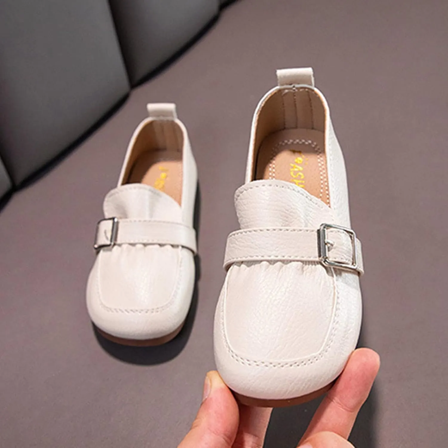 Baby Kids Princess Dress Fashion Spring Summer Children's Casual Shoes Girls' Leather Shoes Flat Sole Slip on Water Shoe