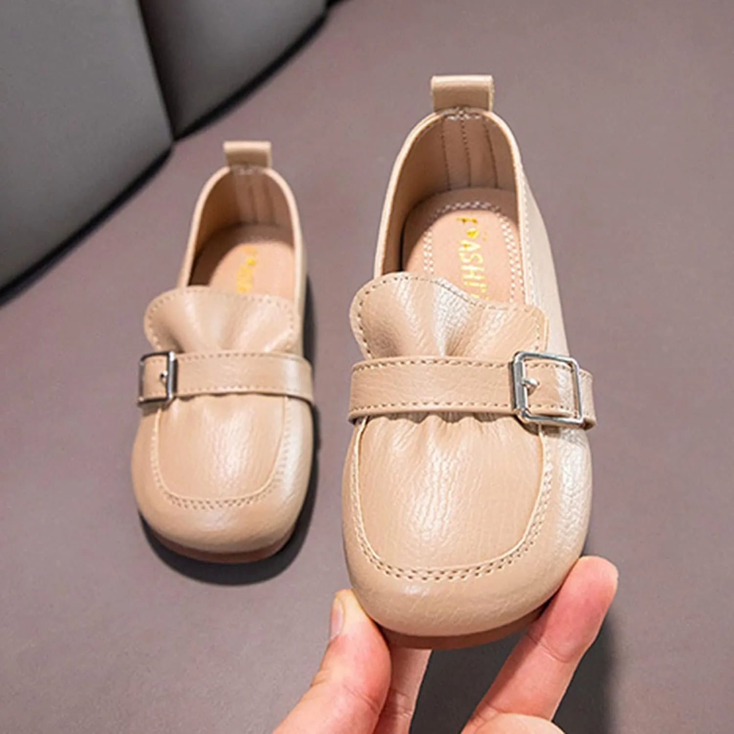 Baby Kids Princess Dress Fashion Spring Summer Children's Casual Shoes Girls' Leather Shoes Flat Sole Slip on Water Shoe