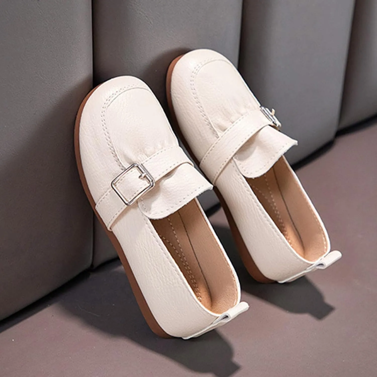 Baby Kids Princess Dress Fashion Spring Summer Children's Casual Shoes Girls' Leather Shoes Flat Sole Slip on Water Shoe