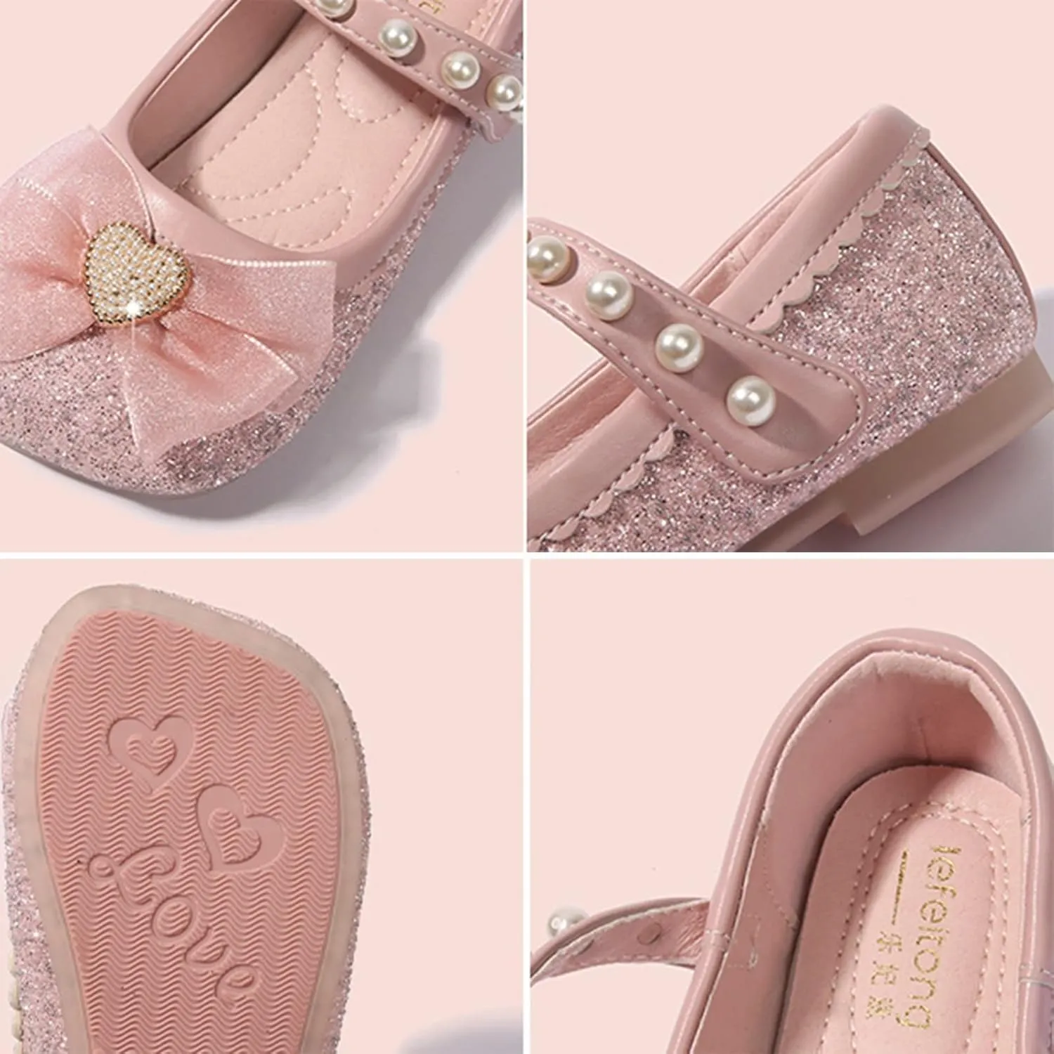 Baby Kids Princess Dress Girl Shoes Small Leather Shoes Single Shoes Children Dance Shoes Girls Leather Soft Closed Toe