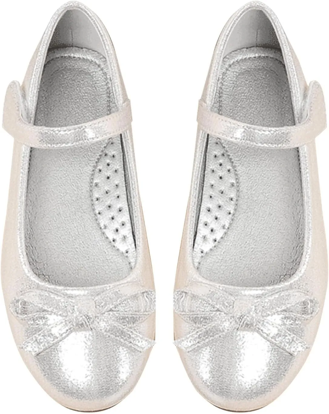 Baby Kids Princess Dress Kids Leather Shoes with Bow Non Slip Children Ballet Girl Student Shoes Leather Soft Closed Toe