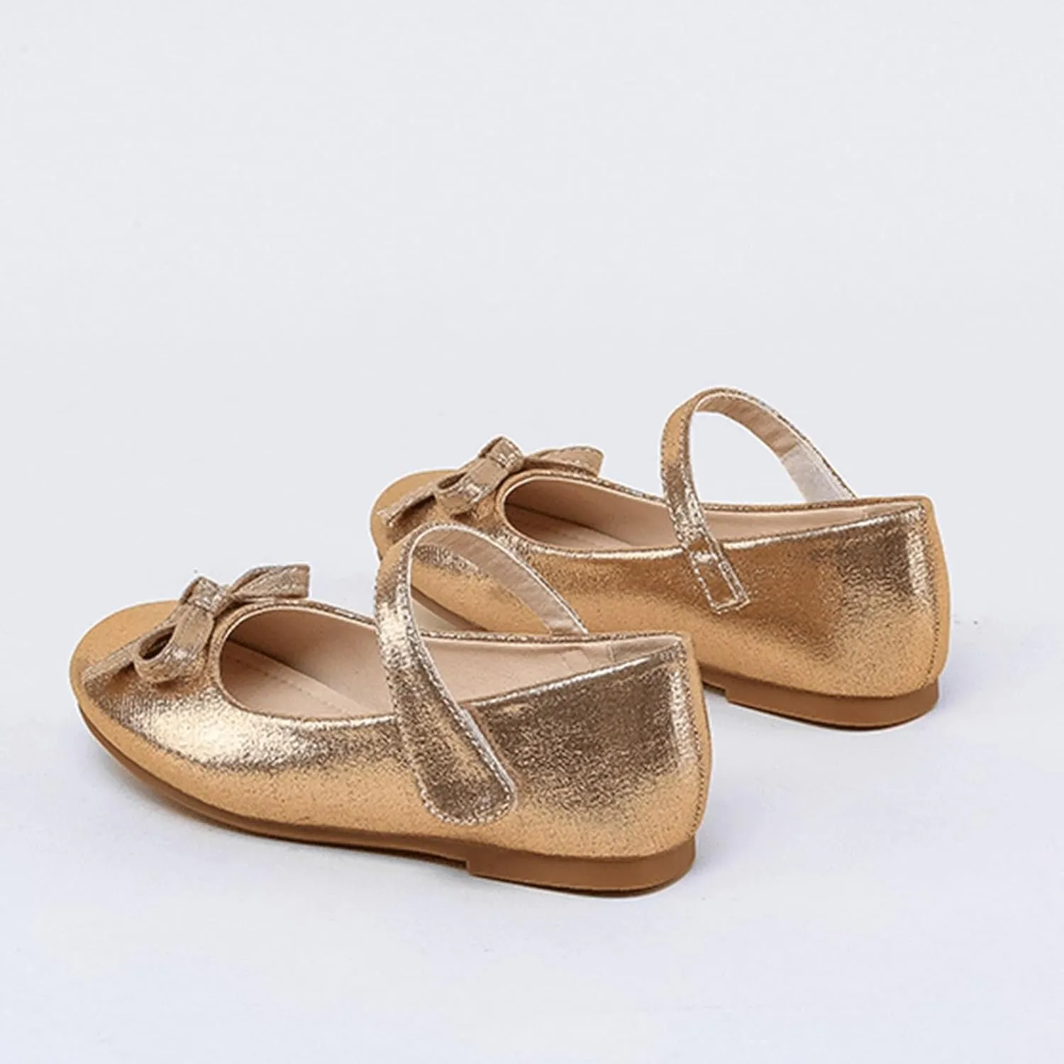 Baby Kids Princess Dress Kids Leather Shoes with Bow Non Slip Children Ballet Girl Student Shoes Leather Soft Closed Toe