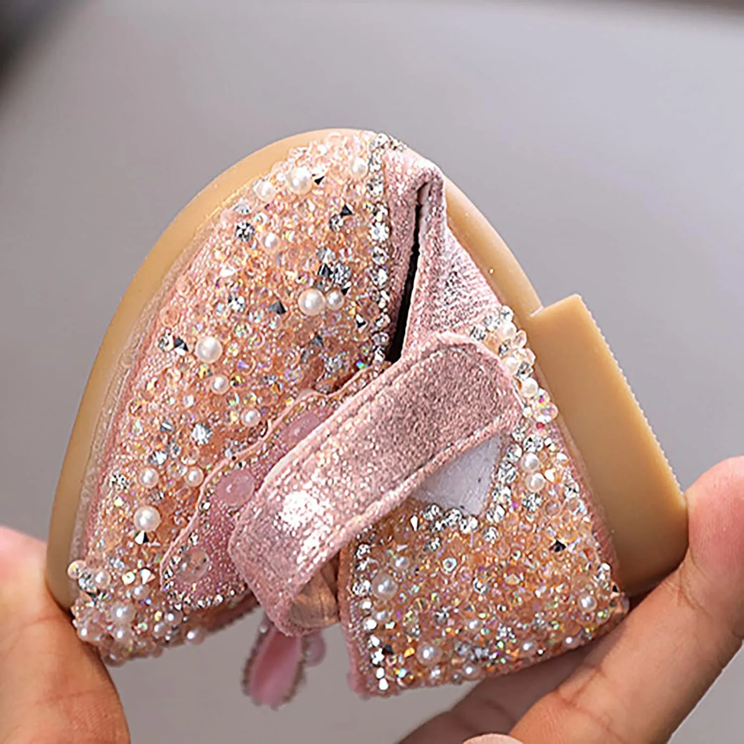 Baby Princess Dress Fashion Spring And Summer Children Dance Shoes Girls Performance Princess Buckles With Hook and Loop