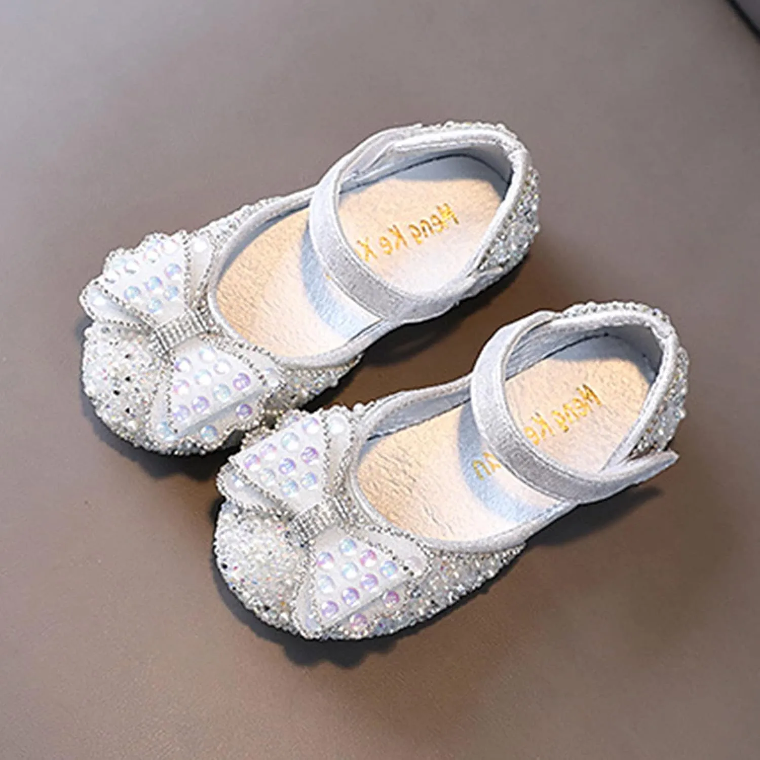 Baby Princess Dress Fashion Spring And Summer Children Dance Shoes Girls Performance Princess Buckles With Hook and Loop