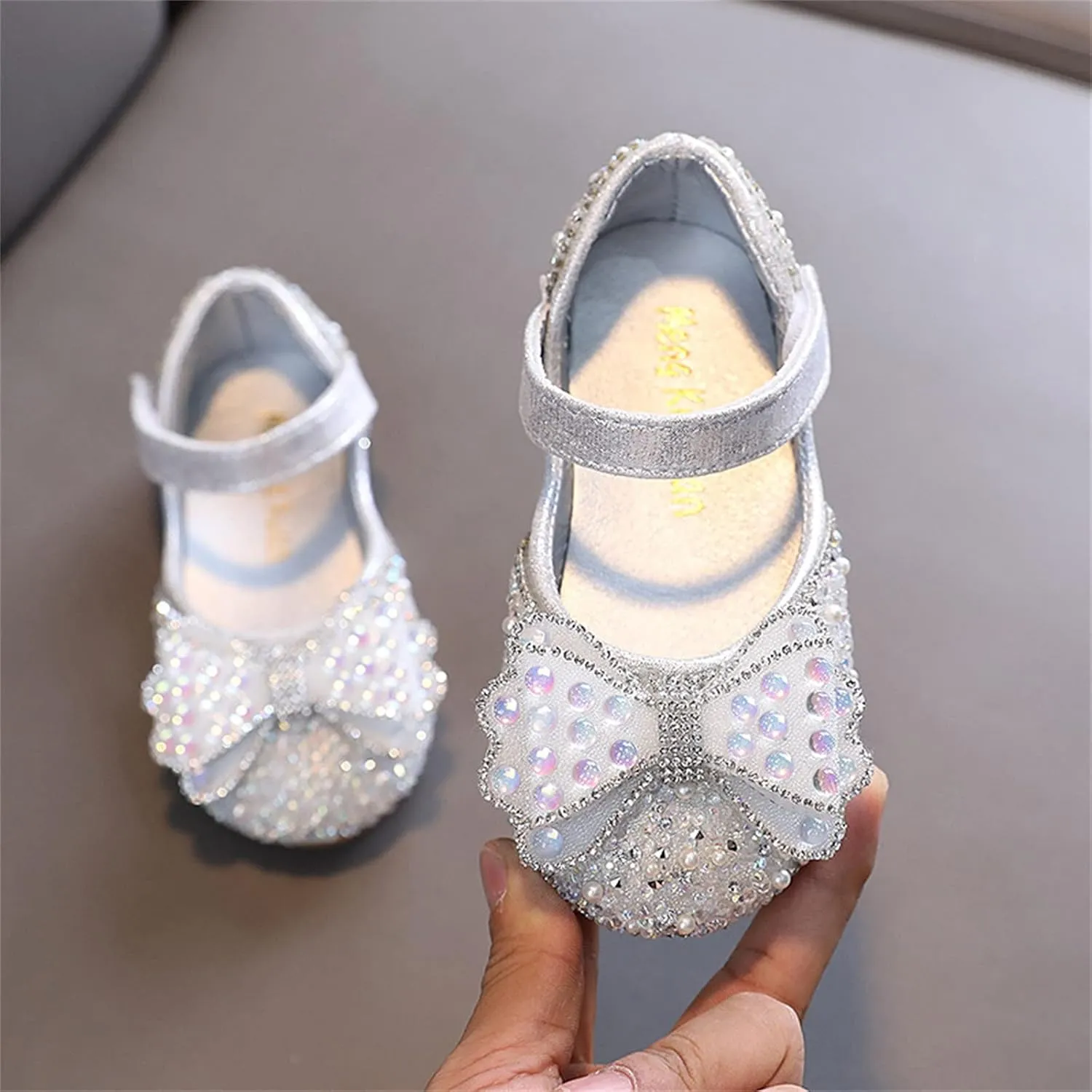 Baby Princess Dress Fashion Spring And Summer Children Dance Shoes Girls Performance Princess Buckles With Hook and Loop