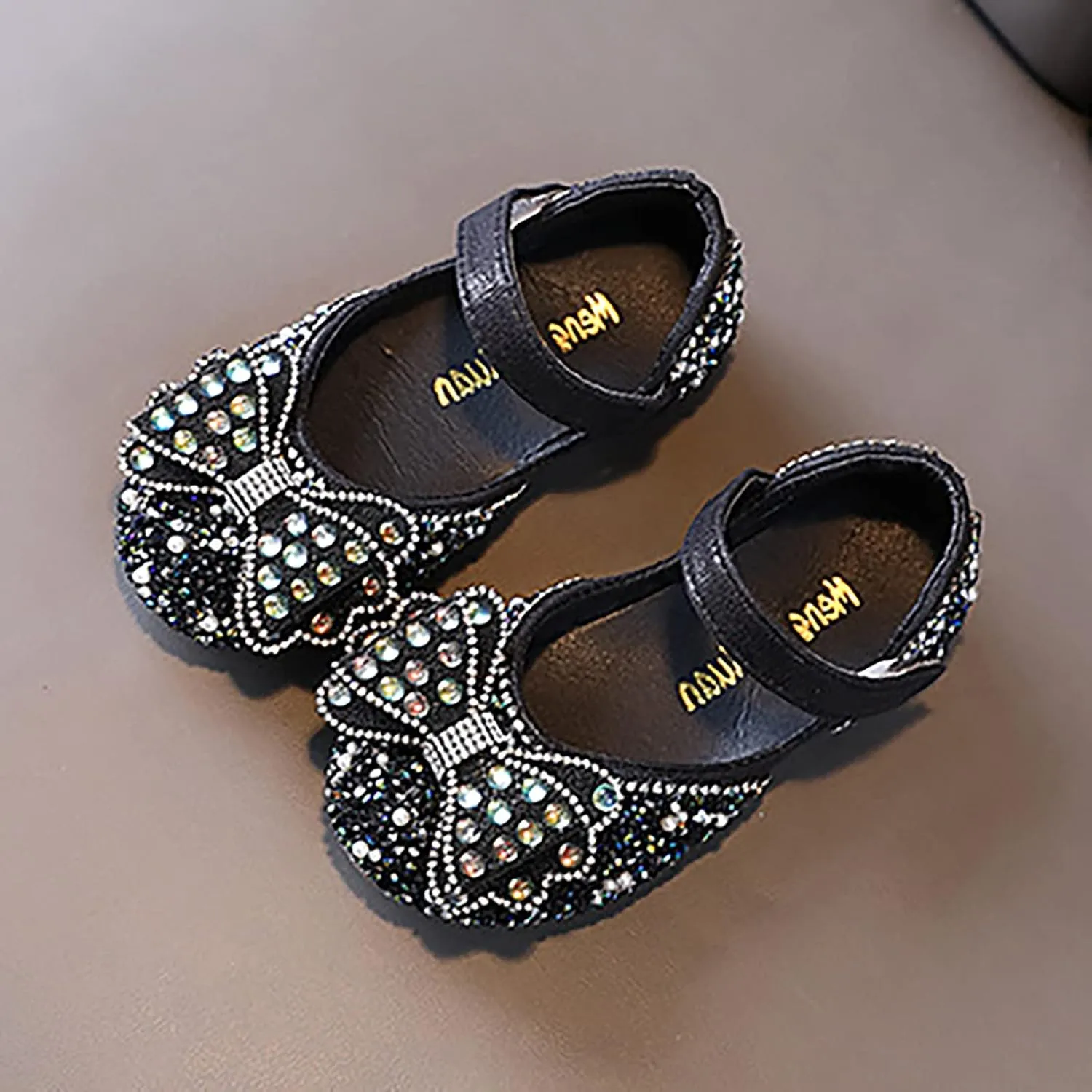 Baby Princess Dress Fashion Spring And Summer Children Dance Shoes Girls Performance Princess Buckles With Hook and Loop