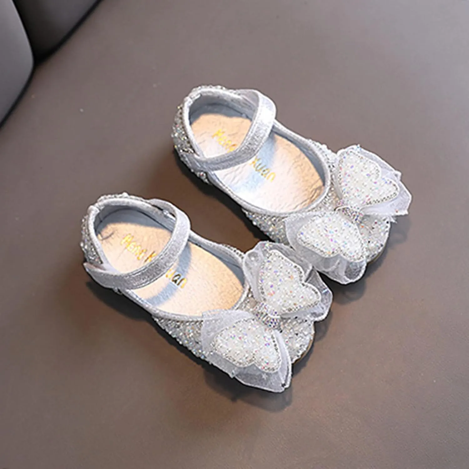 Baby Princess Dress Fashion Summer Girls Dance Shoes Princess Dress Performance Shoes Pearl Sequin Casual Dress Shoe