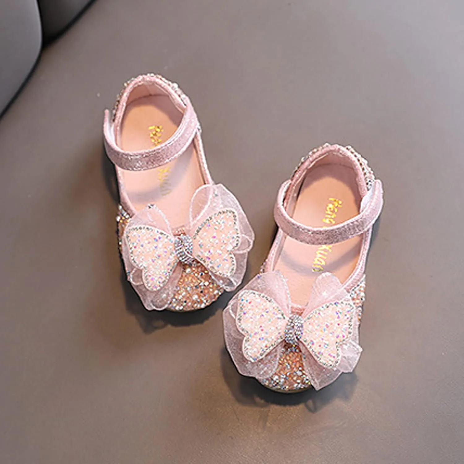 Baby Princess Dress Fashion Summer Girls Dance Shoes Princess Dress Performance Shoes Pearl Sequin Casual Dress Shoe
