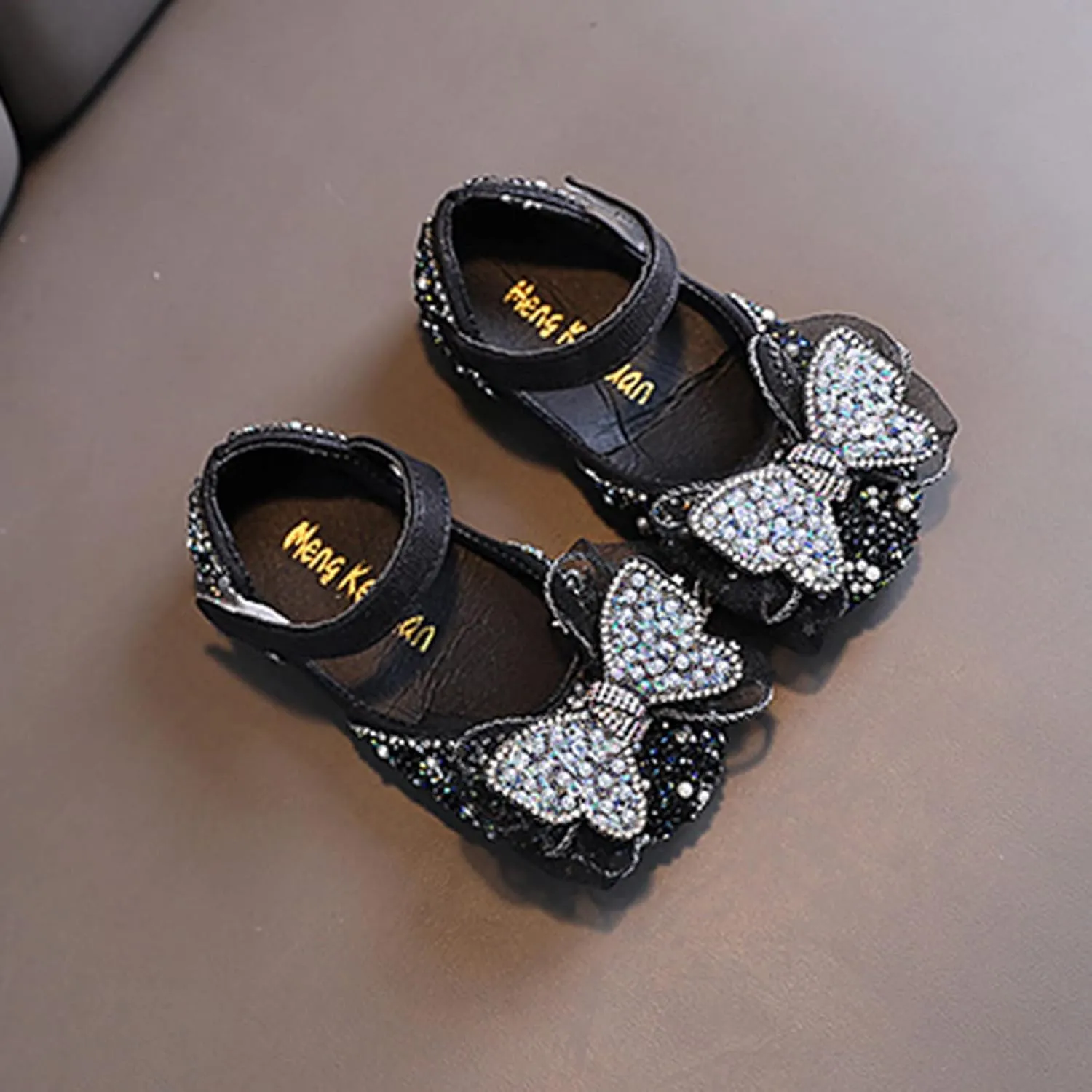 Baby Princess Dress Fashion Summer Girls Dance Shoes Princess Dress Performance Shoes Pearl Sequin Casual Dress Shoe