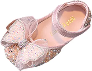 Baby Princess Dress Fashion Summer Girls Dance Shoes Princess Dress Performance Shoes Pearl Sequin Casual Dress Shoe
