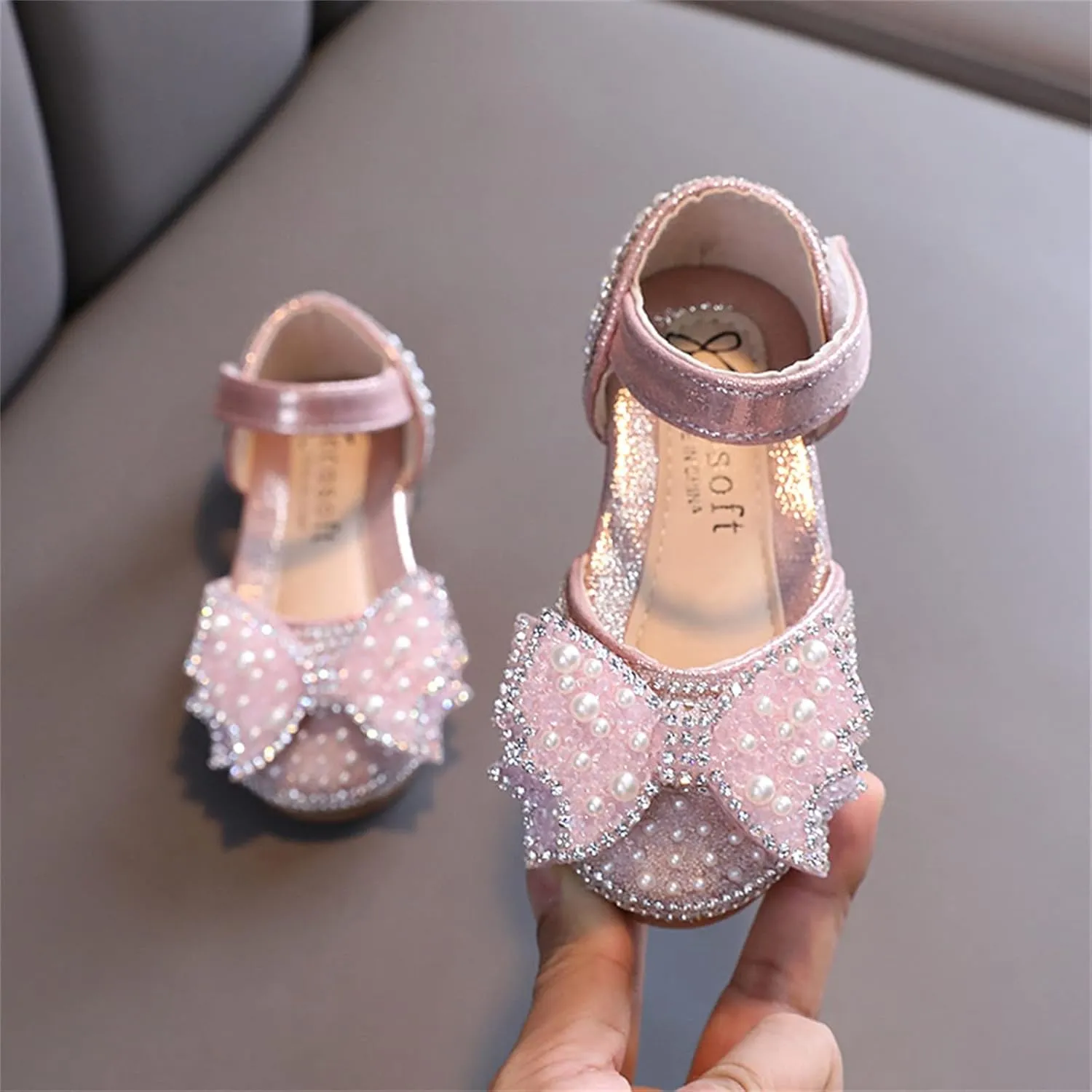 Baby Sandals Fashion Spring And Summer Children Dance Shoes Girls Dress Performance Princess Shoes Closed Toe Sandals