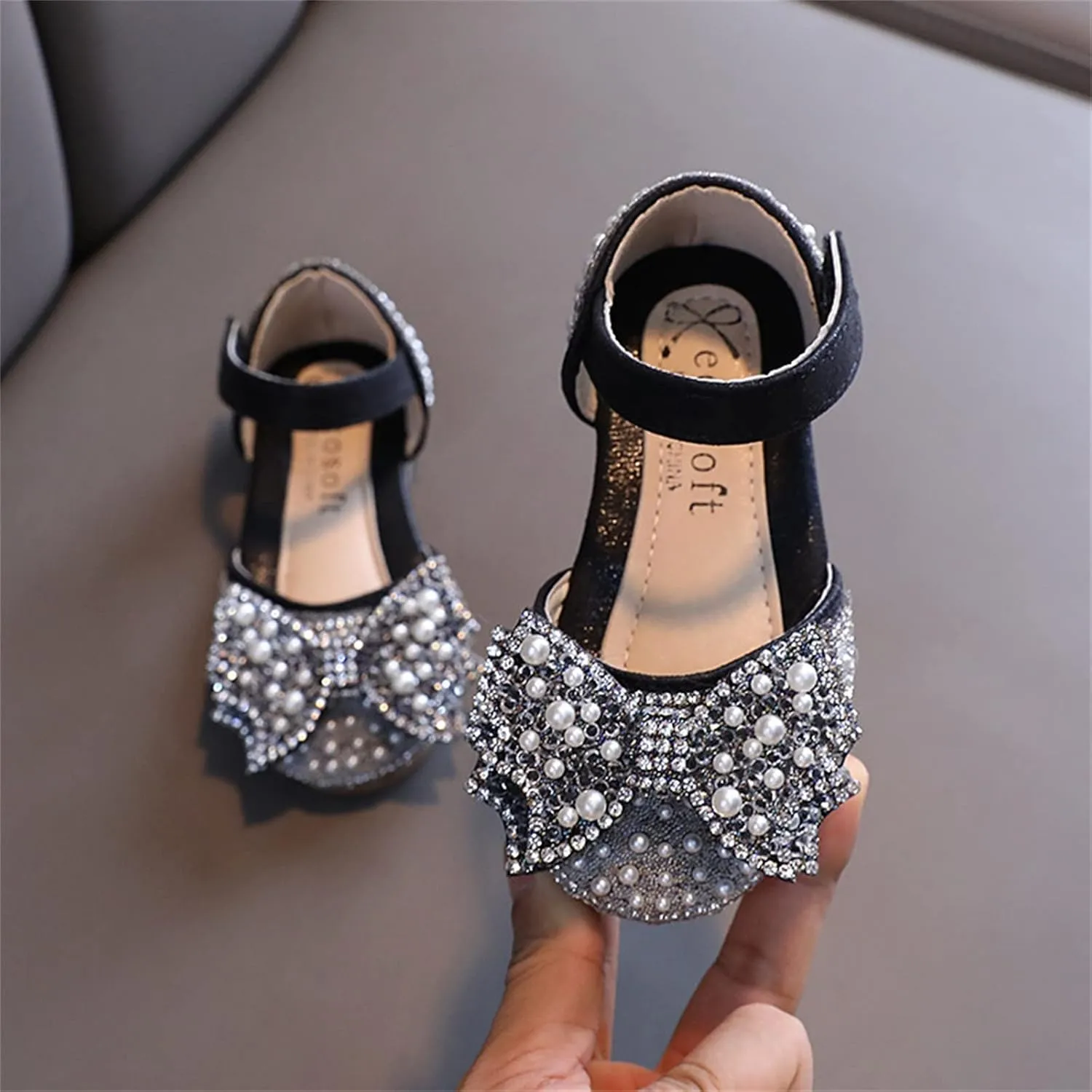 Baby Sandals Fashion Spring And Summer Children Dance Shoes Girls Dress Performance Princess Shoes Closed Toe Sandals