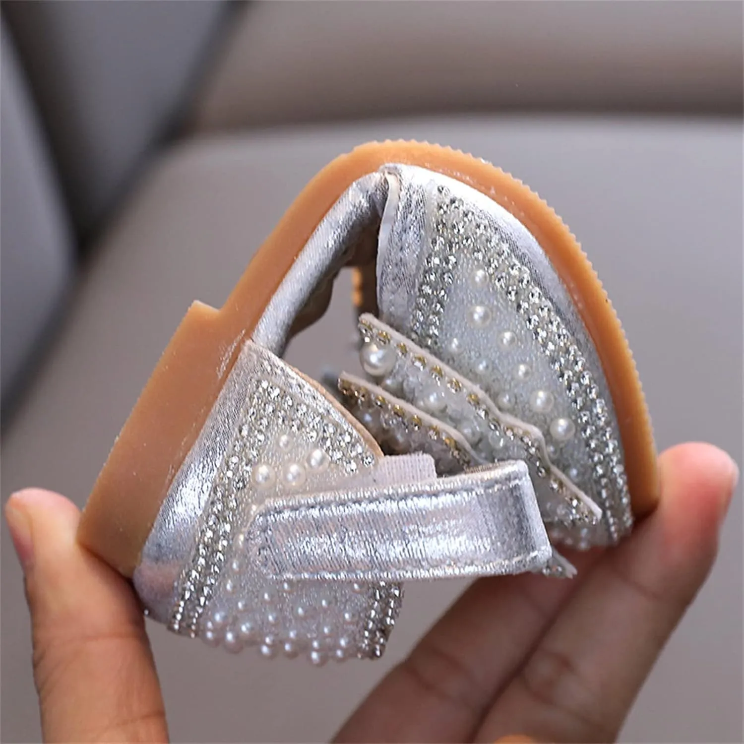 Baby Sandals Fashion Spring And Summer Children Dance Shoes Girls Dress Performance Princess Shoes Closed Toe Sandals