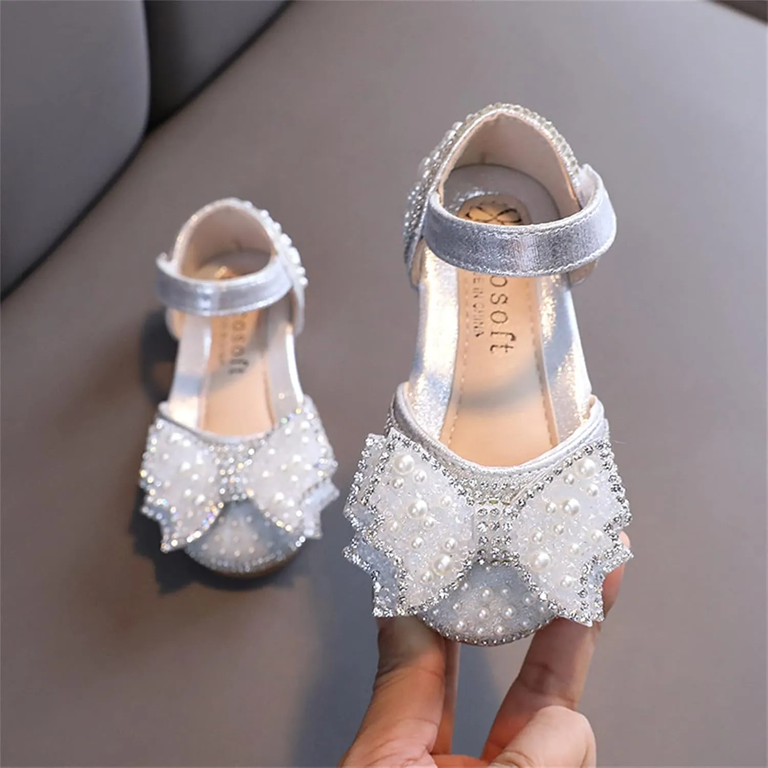 Baby Sandals Fashion Spring And Summer Children Dance Shoes Girls Dress Performance Princess Shoes Closed Toe Sandals