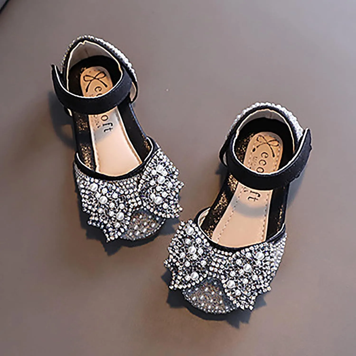 Baby Sandals Fashion Spring And Summer Children Dance Shoes Girls Dress Performance Princess Shoes Closed Toe Sandals