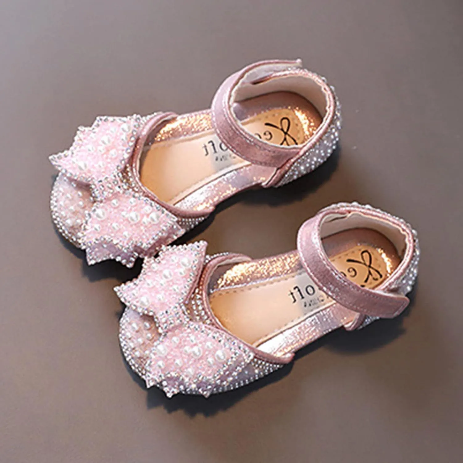 Baby Sandals Fashion Spring And Summer Children Dance Shoes Girls Dress Performance Princess Shoes Closed Toe Sandals