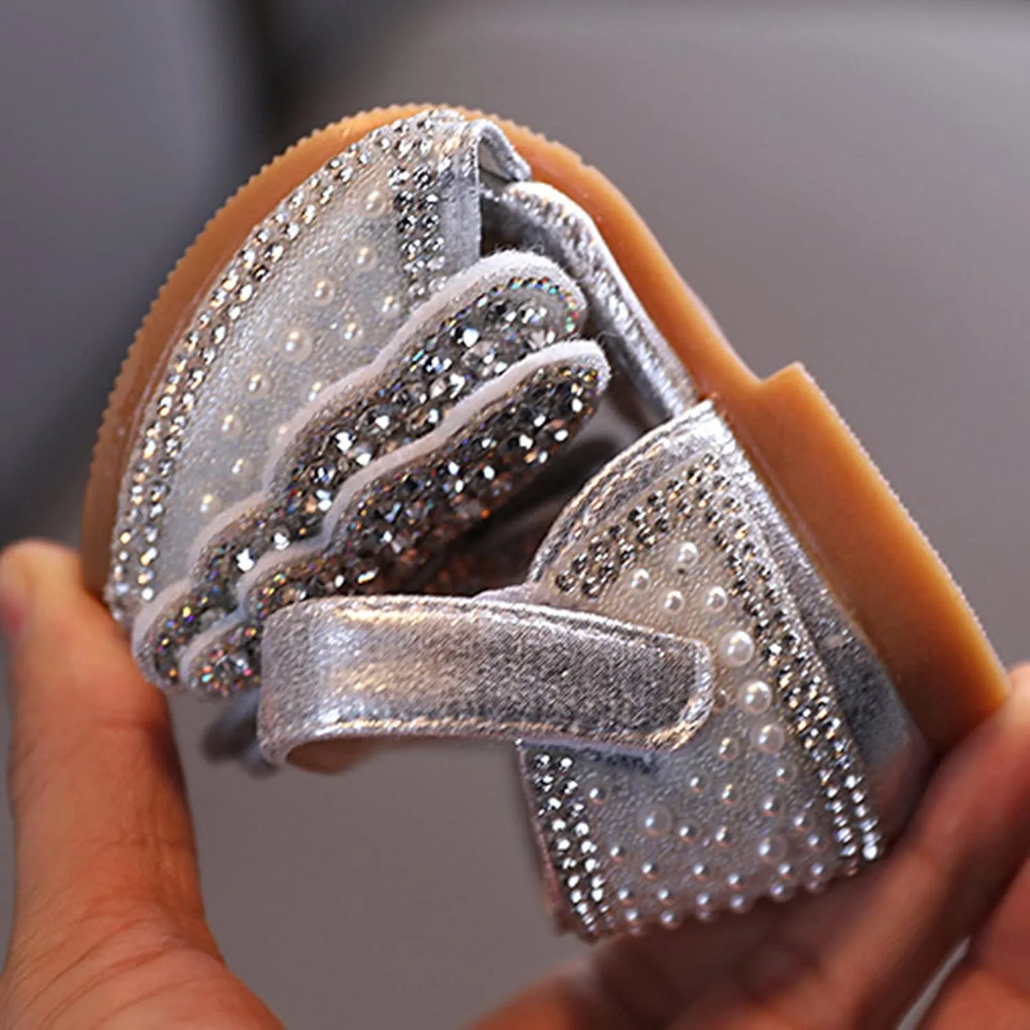 Baby Sandals Fashion Summer Girls Dance Shoes Princess Dress Performance Shoes Butterfly Toddler First Walking Shoes