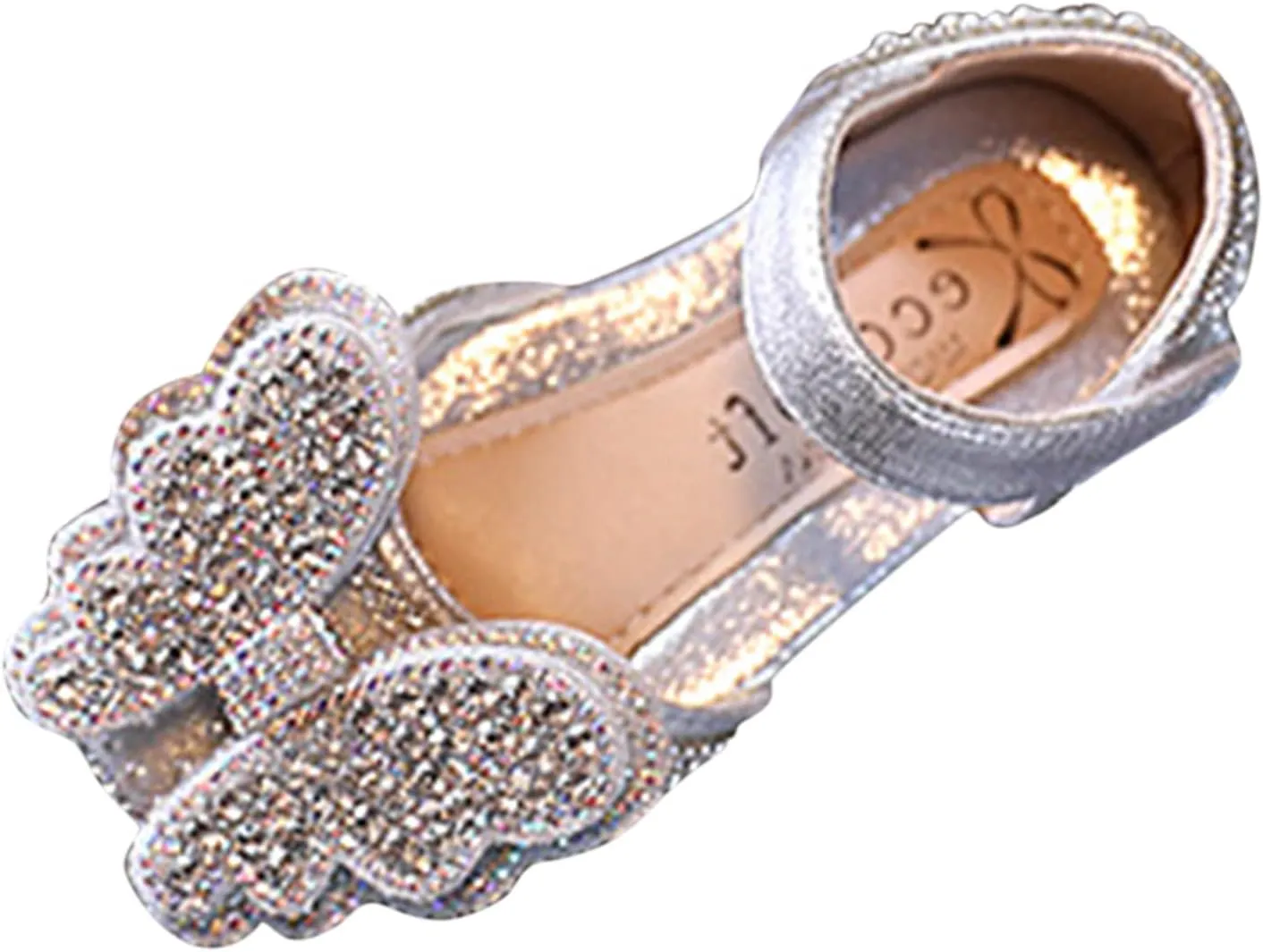 Baby Sandals Fashion Summer Girls Dance Shoes Princess Dress Performance Shoes Butterfly Toddler First Walking Shoes