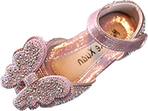 Baby Sandals Fashion Summer Girls Dance Shoes Princess Dress Performance Shoes Butterfly Toddler First Walking Shoes