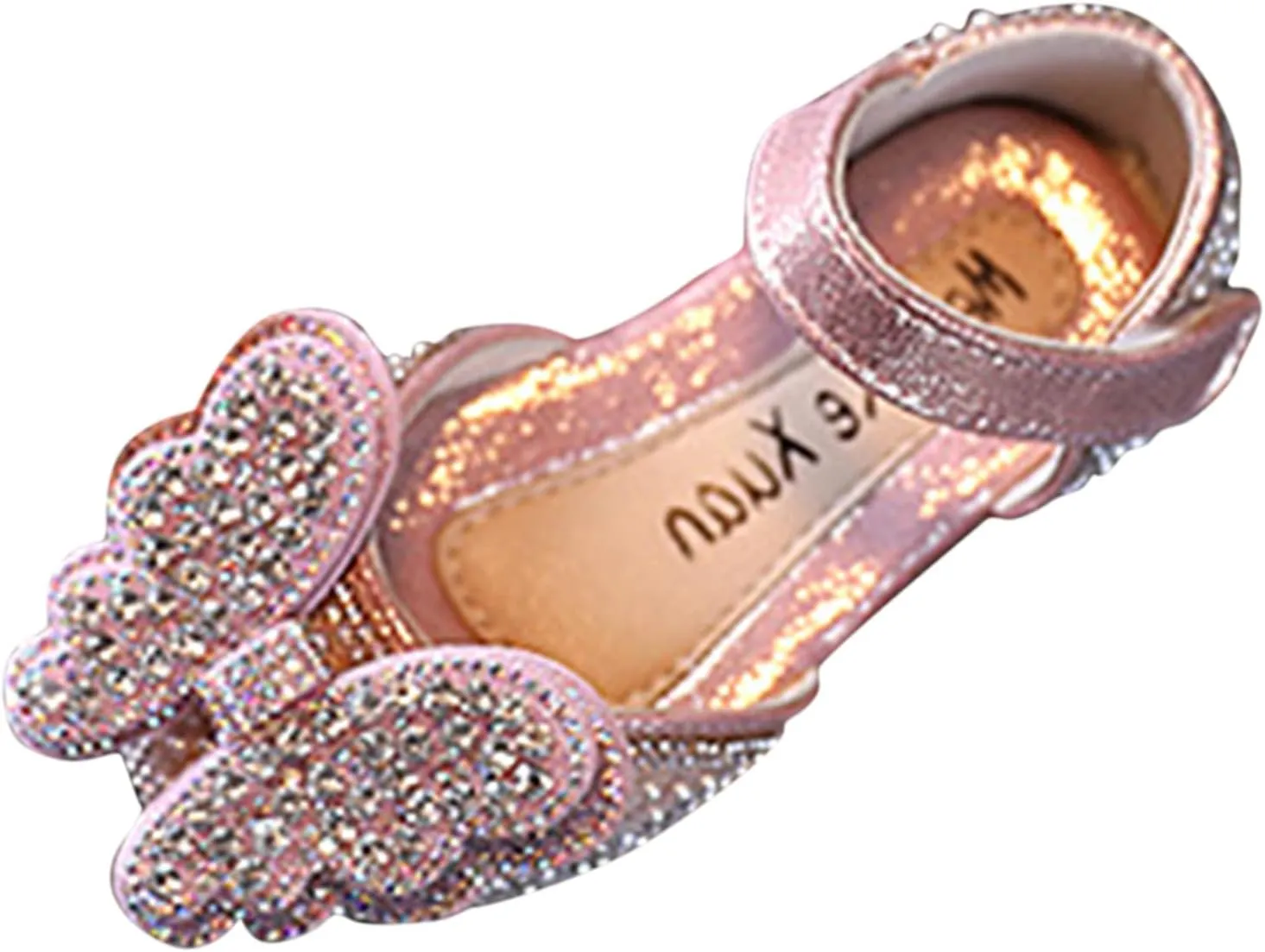 Baby Sandals Fashion Summer Girls Dance Shoes Princess Dress Performance Shoes Butterfly Toddler First Walking Shoes