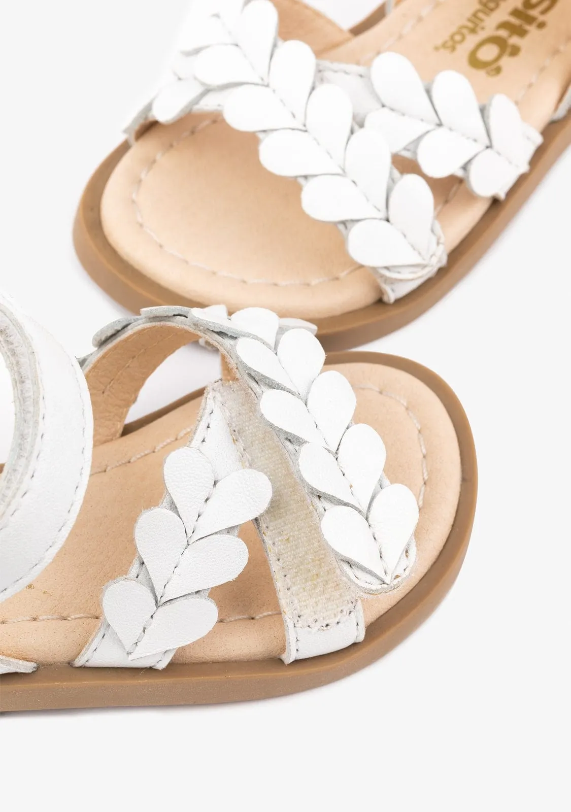 Baby's White Sandals Napa