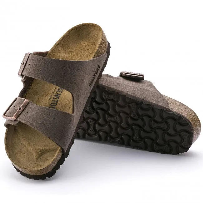 Birkenstock Adults Arizona Birki-Buc - Mocca - Narrow