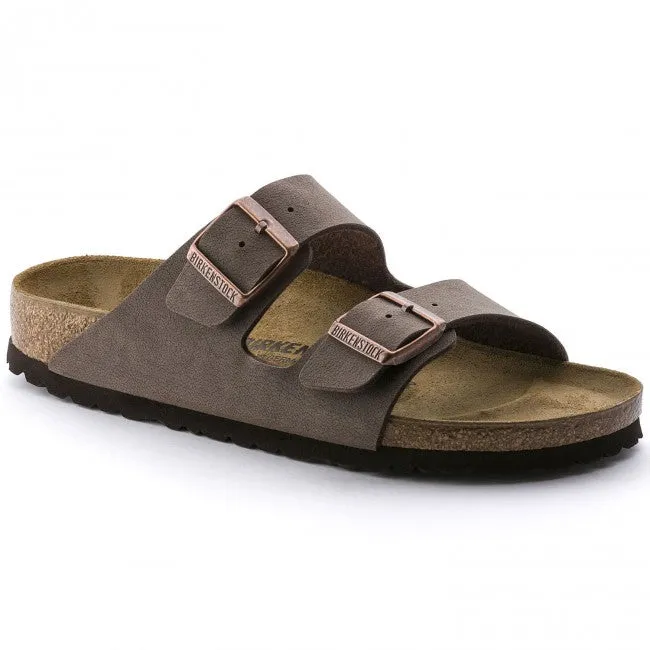 Birkenstock Adults Arizona Birki-Buc - Mocca - Narrow
