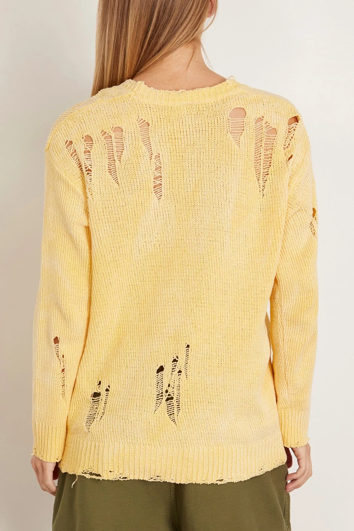 Boyfriend Cardigan in Yellow