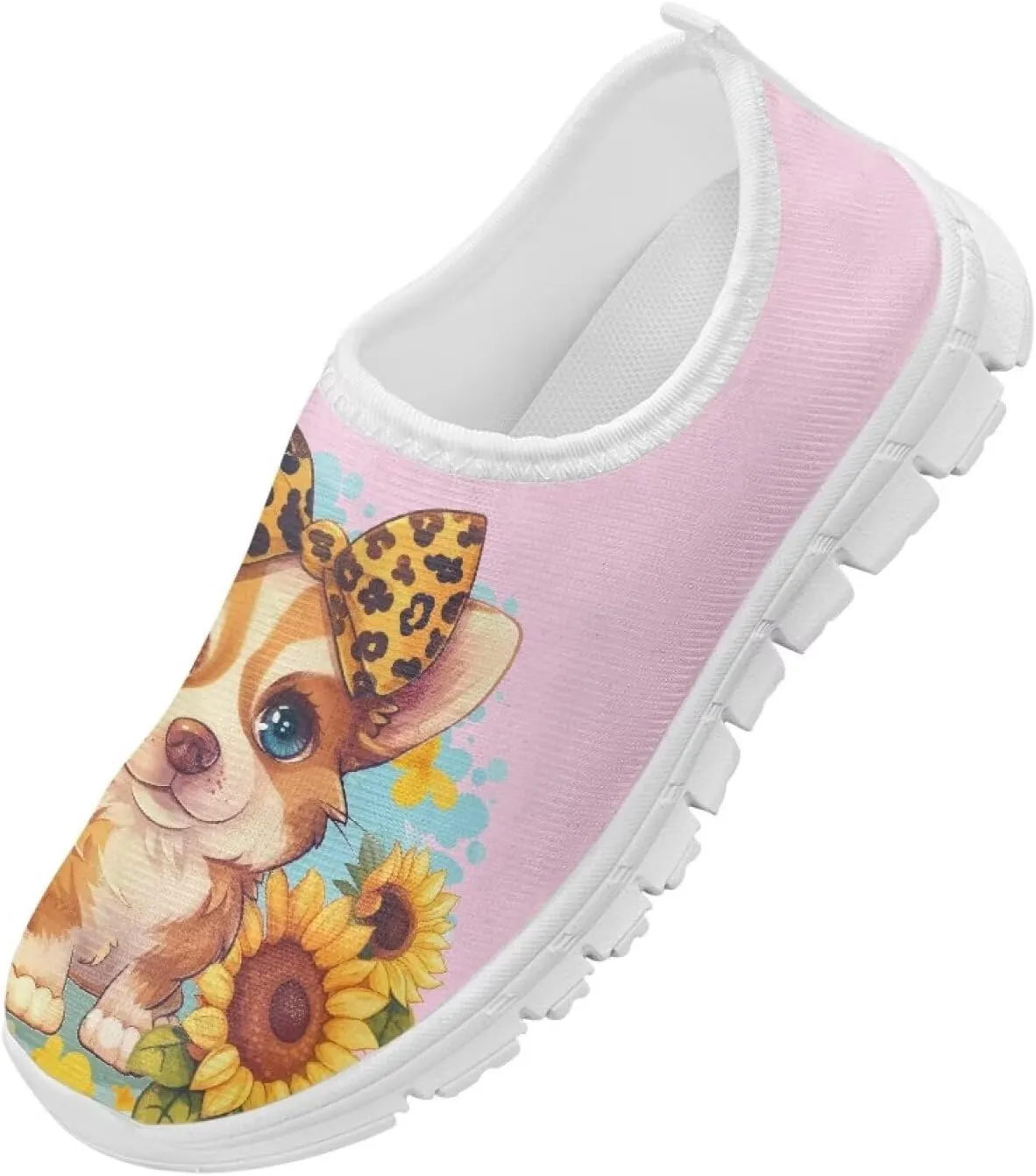 Boys Girls Slip Ons Flat Lightweight Sneakers Walking Casual Loafers Comfortable Art Painted Travel Outdoor Shoes for Big Kids US Size 11-15