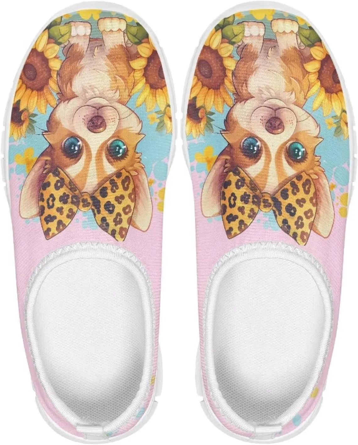 Boys Girls Slip Ons Flat Lightweight Sneakers Walking Casual Loafers Comfortable Art Painted Travel Outdoor Shoes for Big Kids US Size 11-15