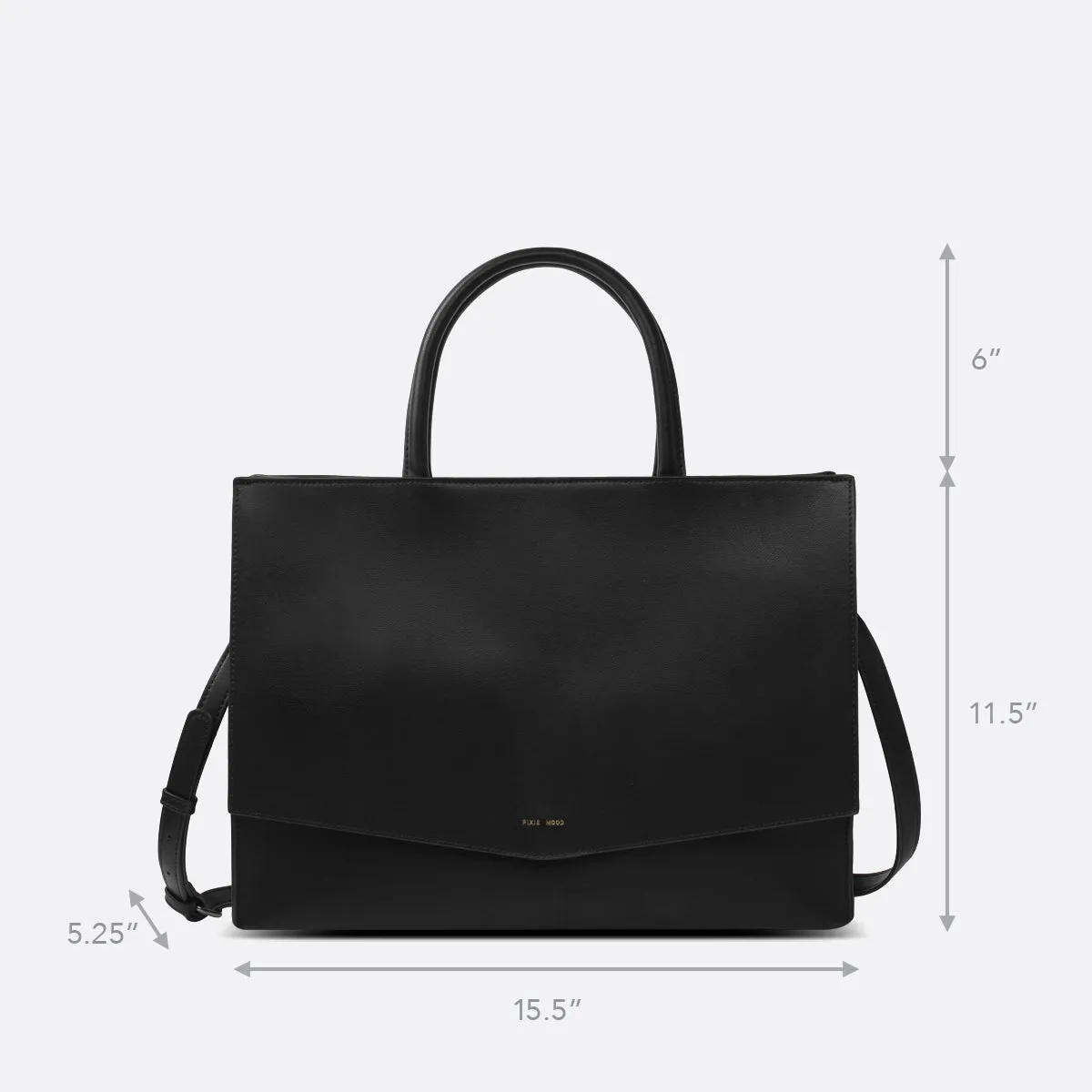 Caitlin Large Tote - Black Recycled