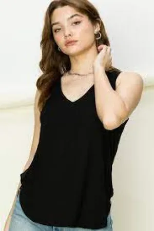 CALL ME V-NECK TANK