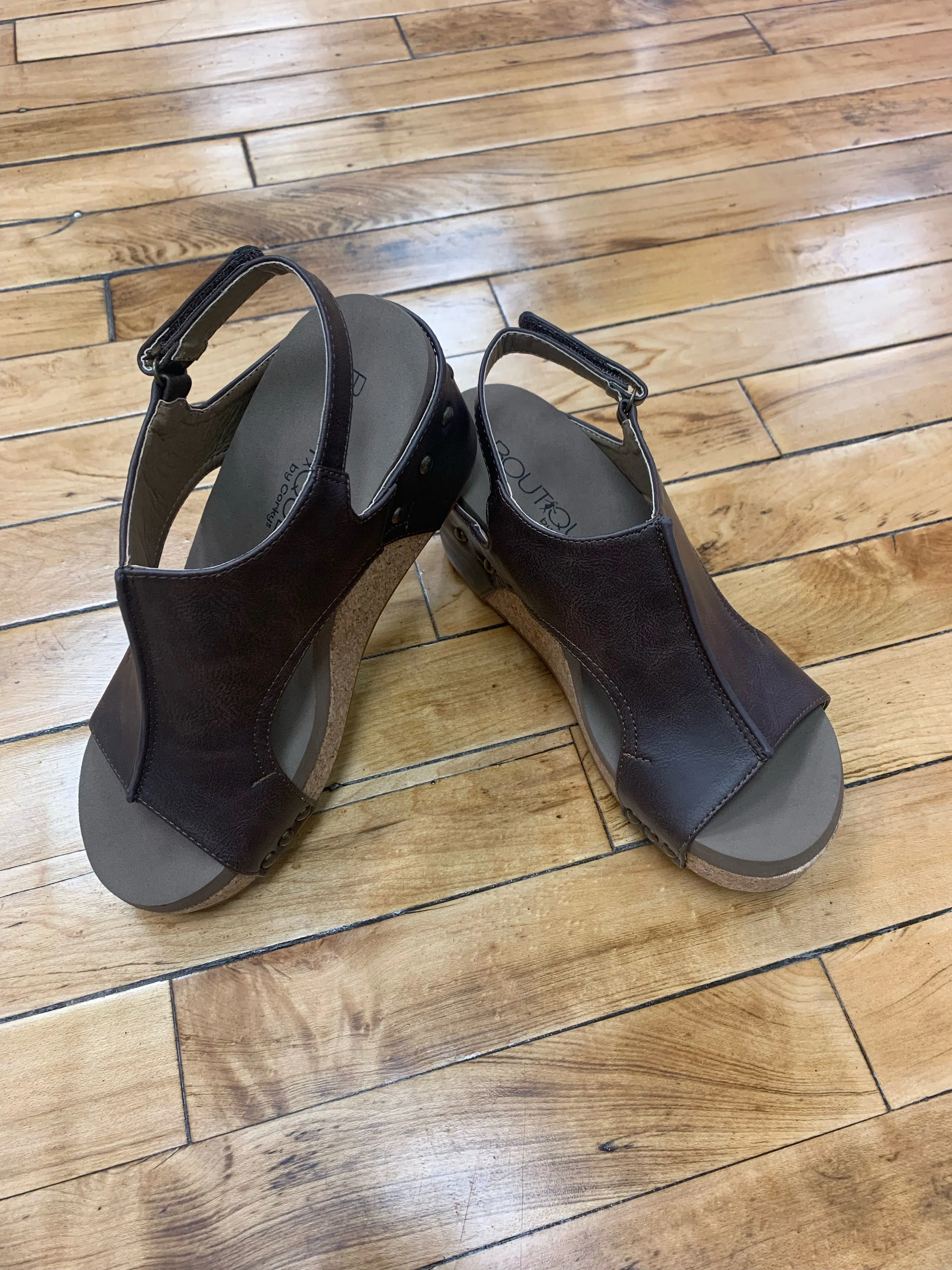 Carley Sandals - Chocolate Smooth