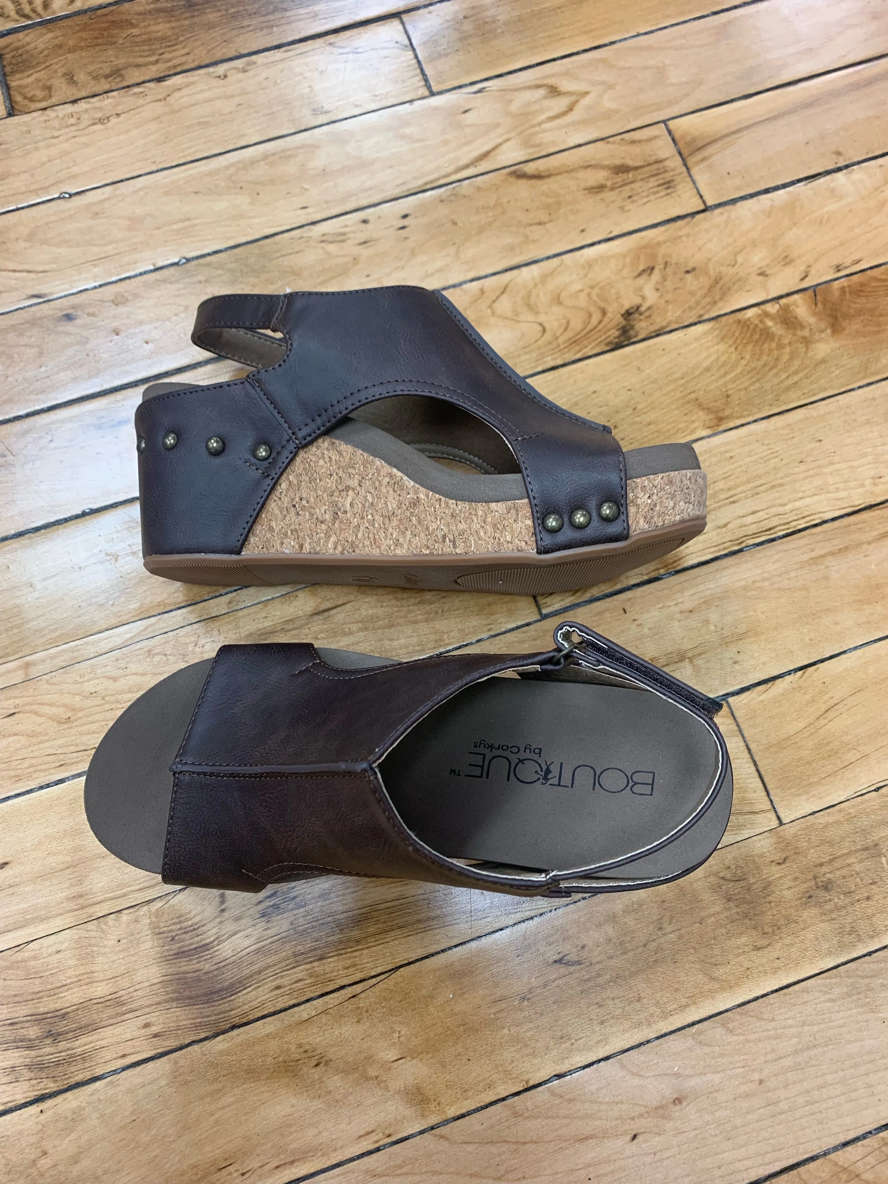 Carley Sandals - Chocolate Smooth