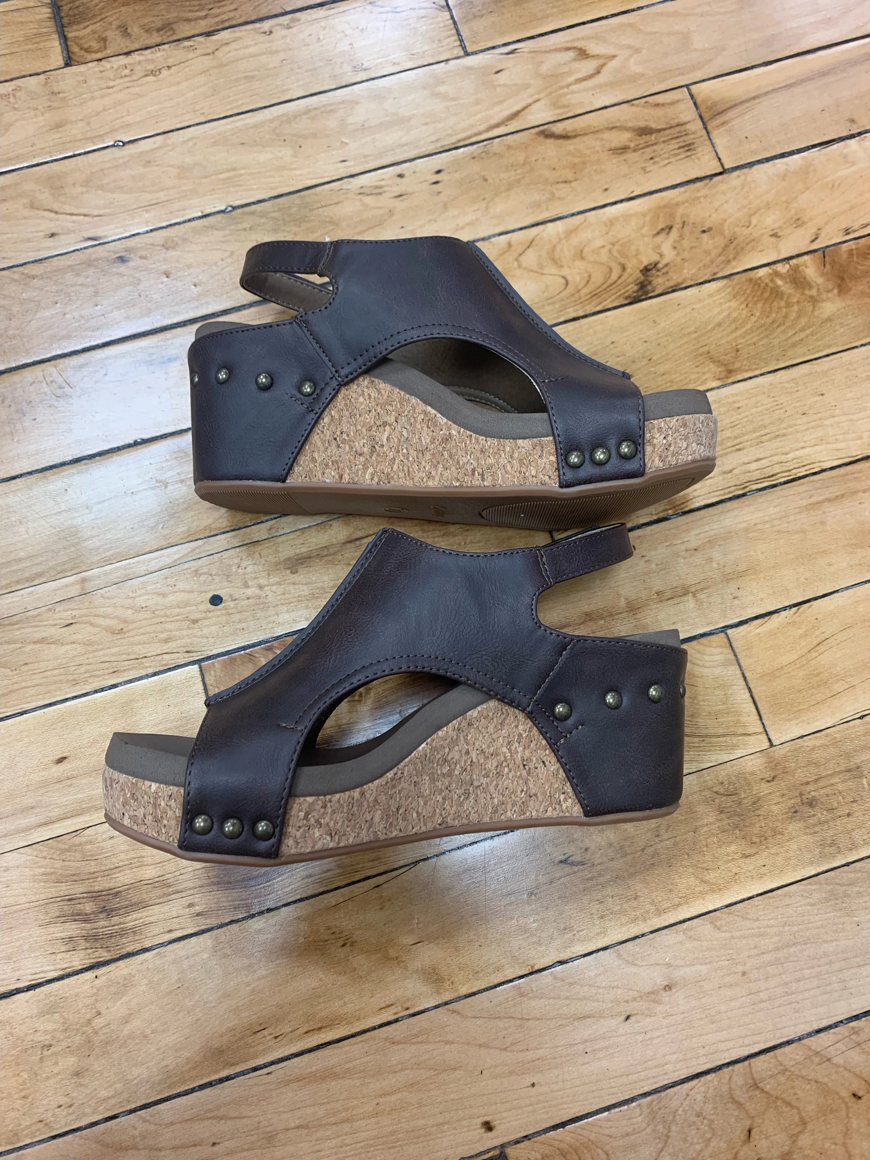 Carley Sandals - Chocolate Smooth