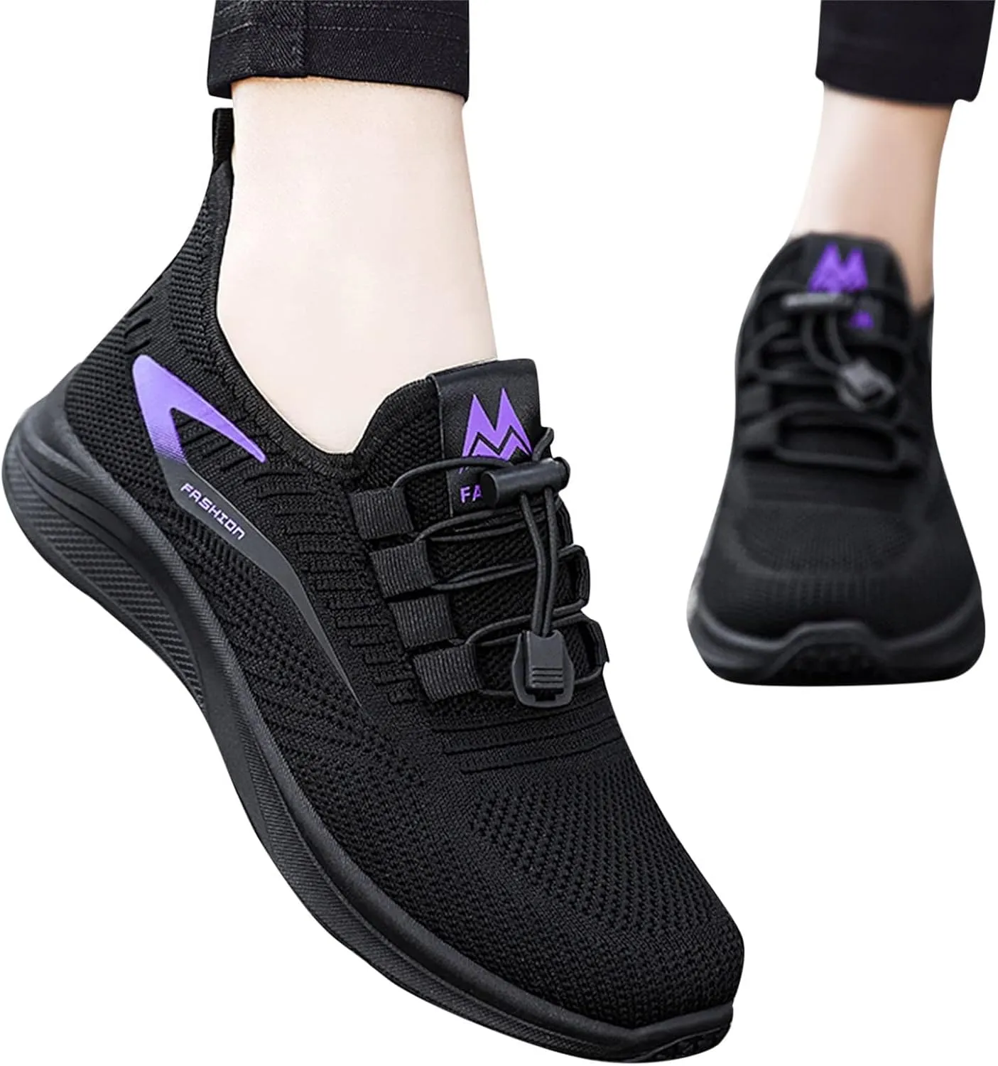 Cathalem Pink Solid Running Slip On Sneakers Slip Ins Shoes Mens Hands Free Orthopedic Walking Shoes for Men