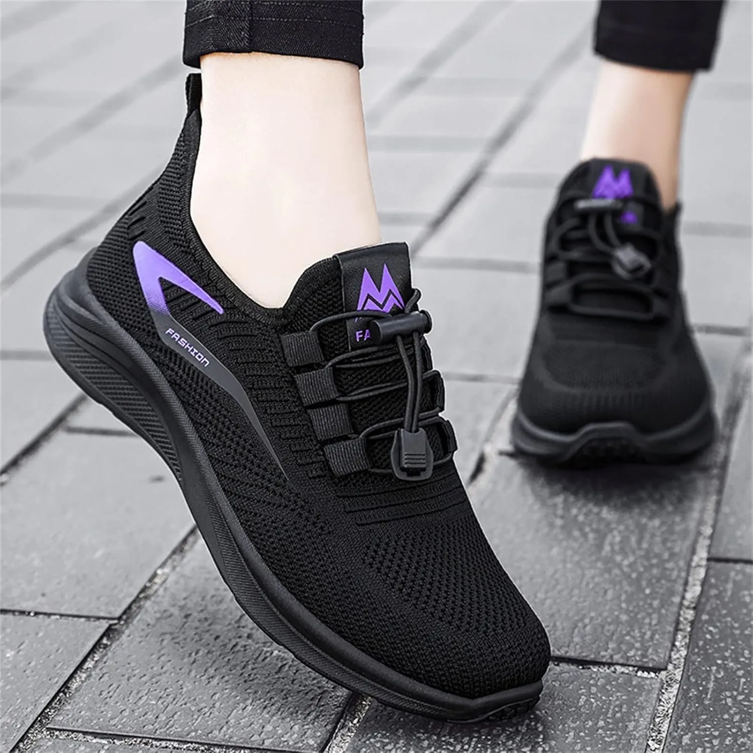 Cathalem Pink Solid Running Slip On Sneakers Slip Ins Shoes Mens Hands Free Orthopedic Walking Shoes for Men