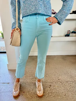 Chalk it Up Blue Glow The Insider Crop Step Fray
