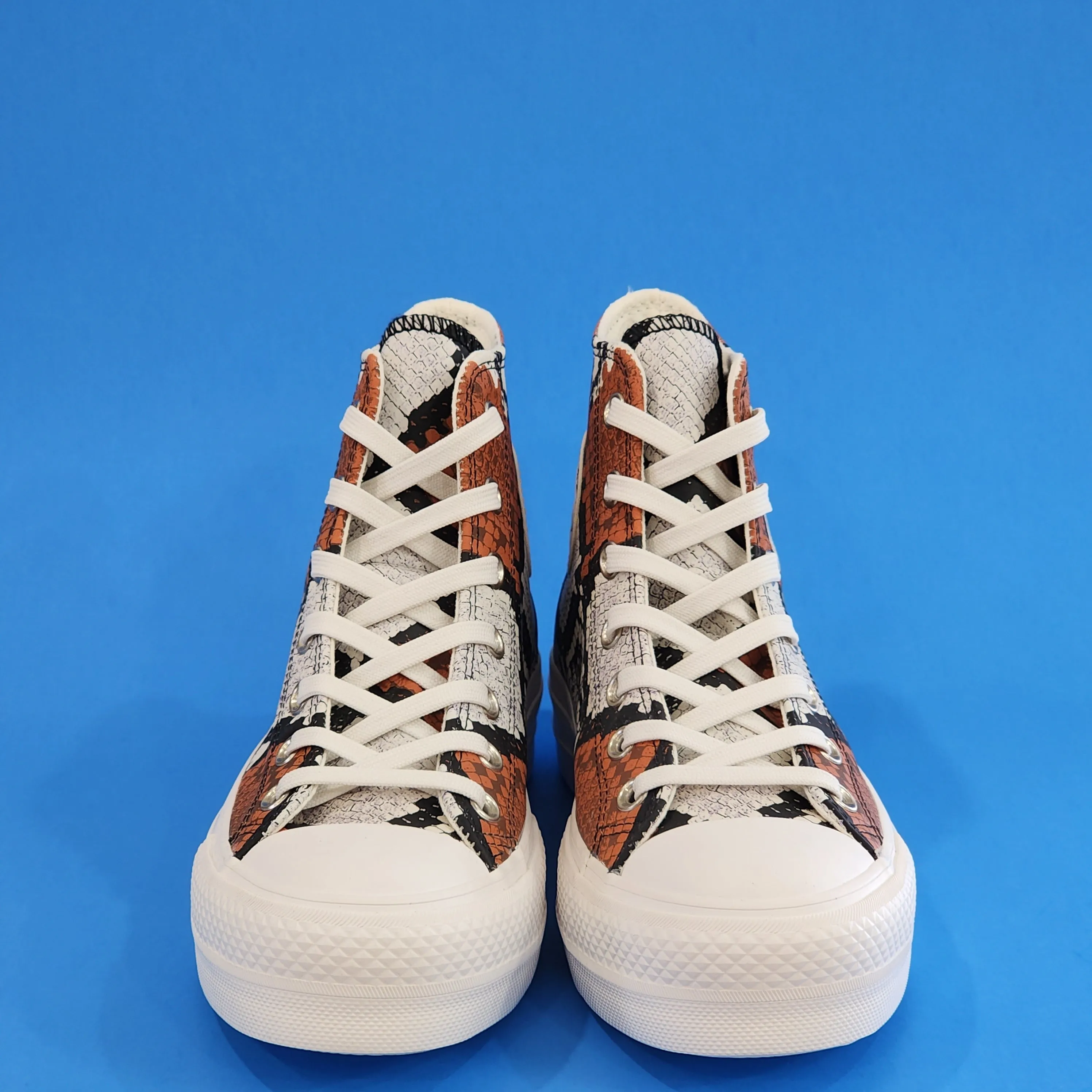 Converse CTAS Hi Authentic Glam Snakeskin Women's Platform Sneakers 573082C NWT