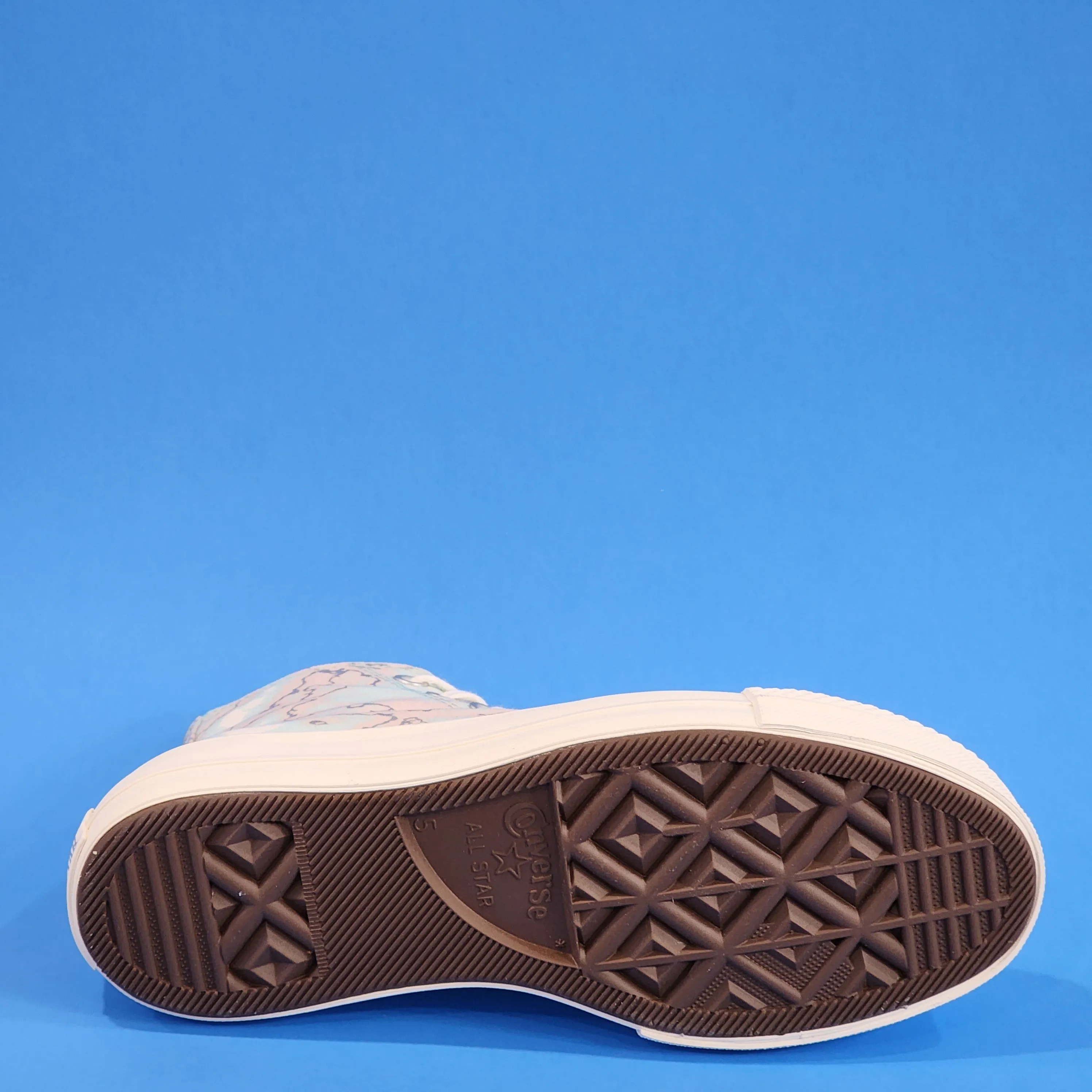 Converse CTAS Hi Lift 'Marble' Light Dew Women's Platform Sneakers A02033C NWT