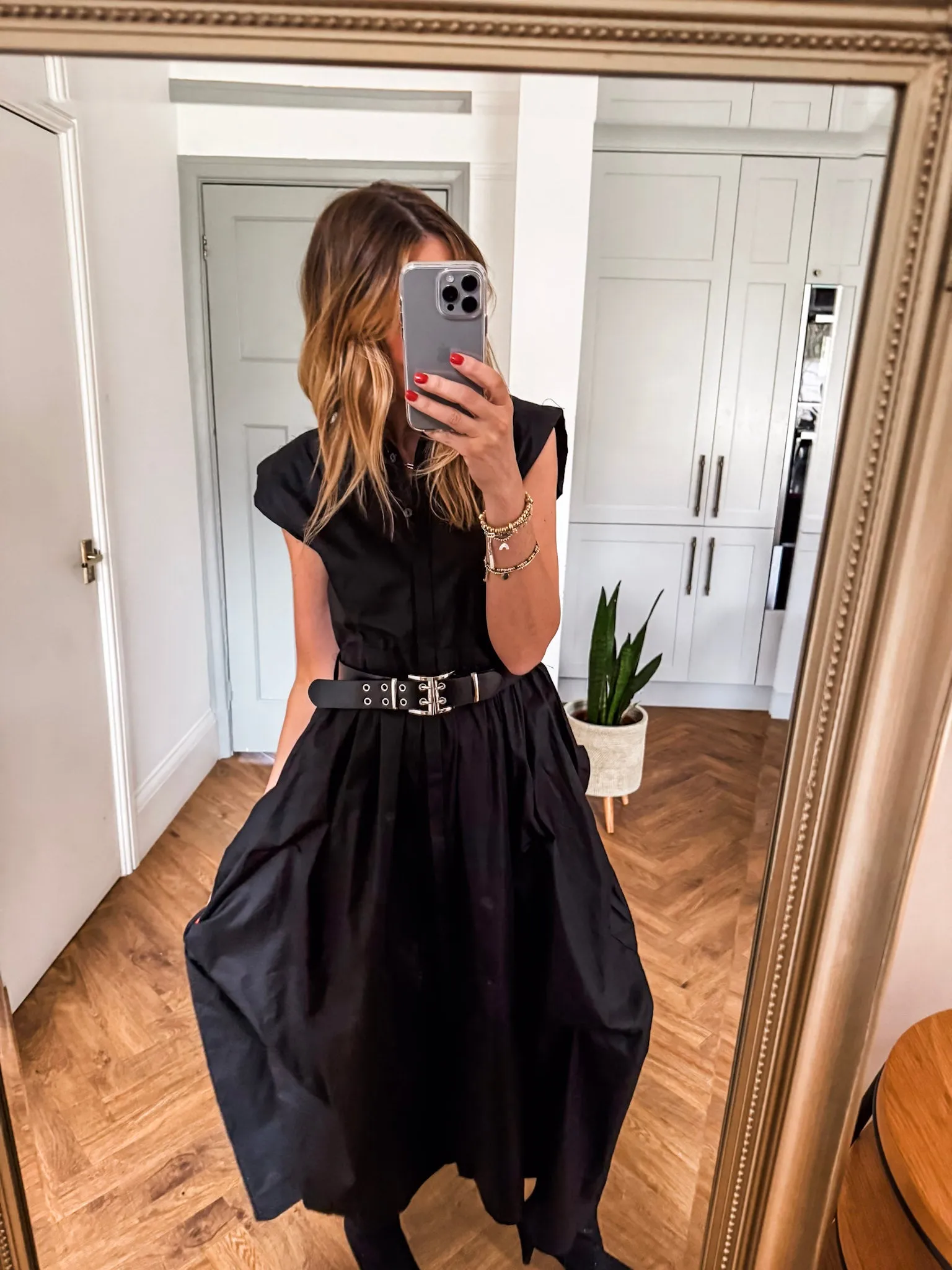 Cotton Belted Dress