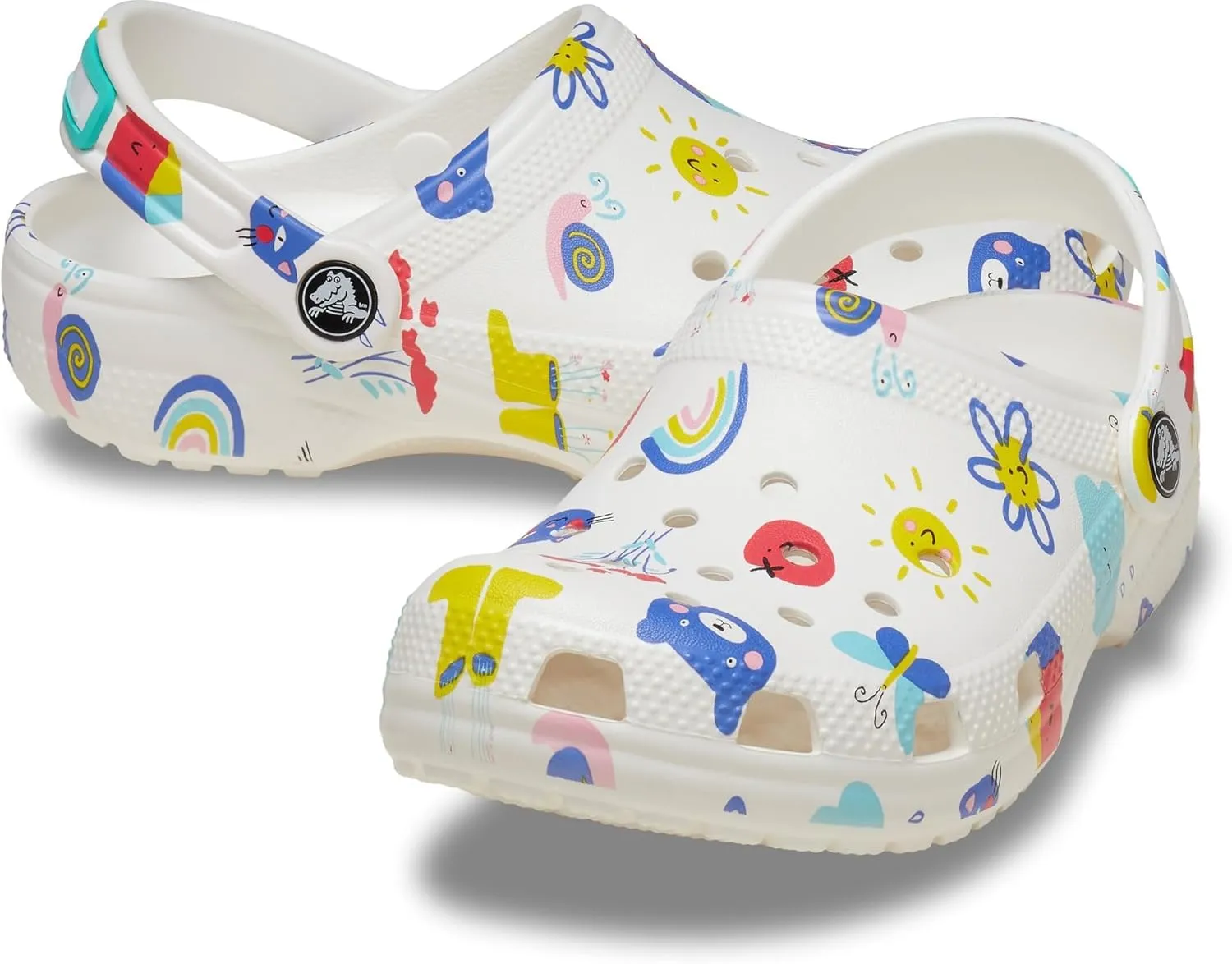 Crocs Unisex-Child Classic Clogs with Patterns and Graphics (Toddler)