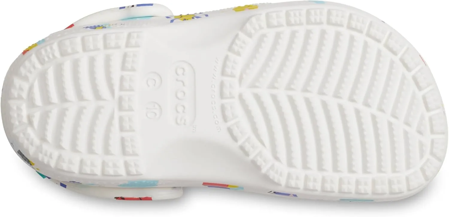 Crocs Unisex-Child Classic Clogs with Patterns and Graphics (Toddler)