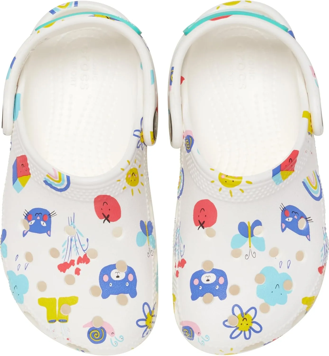 Crocs Unisex-Child Classic Clogs with Patterns and Graphics (Toddler)
