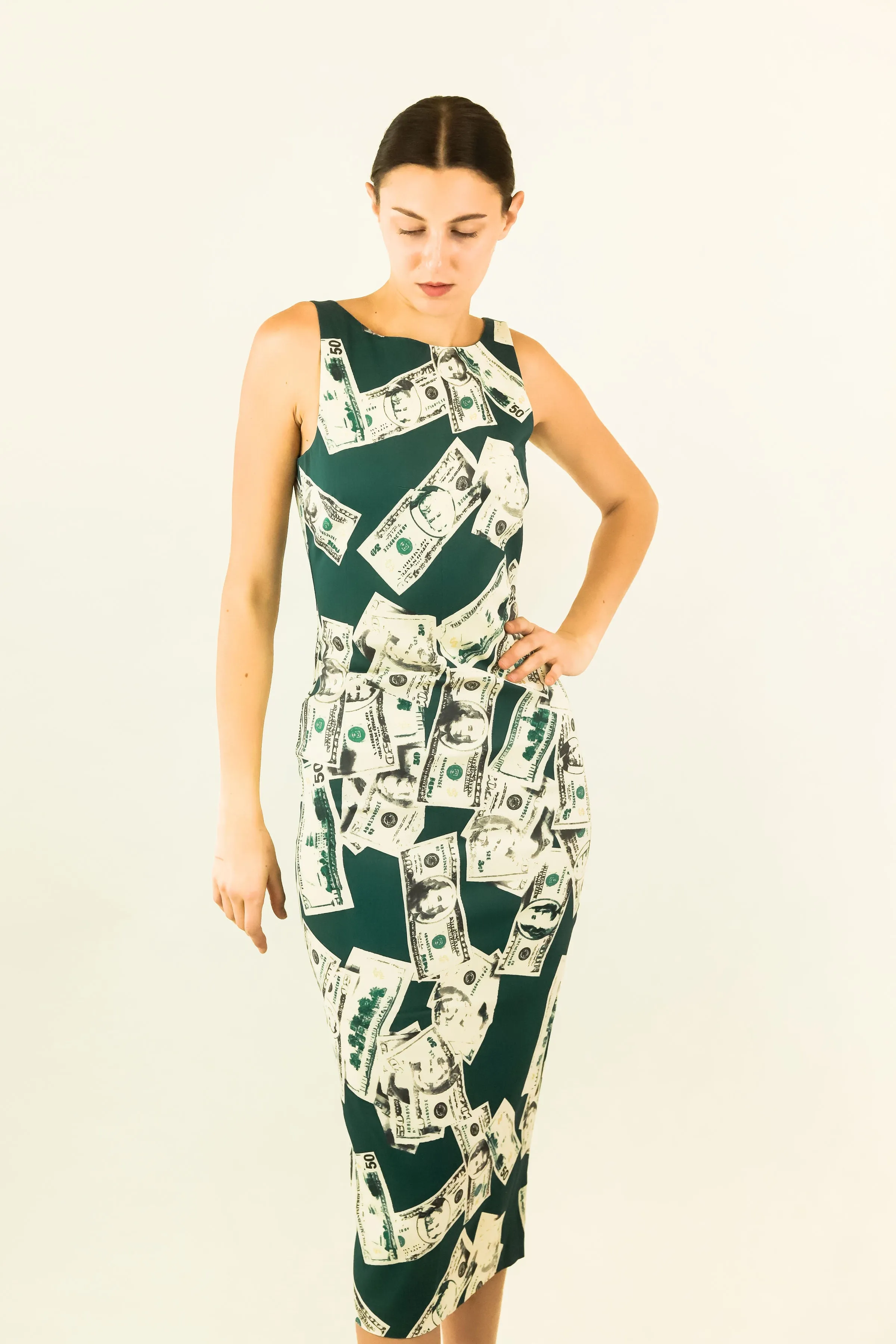 D&G Limited Edition Money Dress S/S 2001